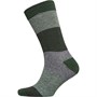 JACK AND JONES Mens Twisted Block Socks Dark Grey Melange