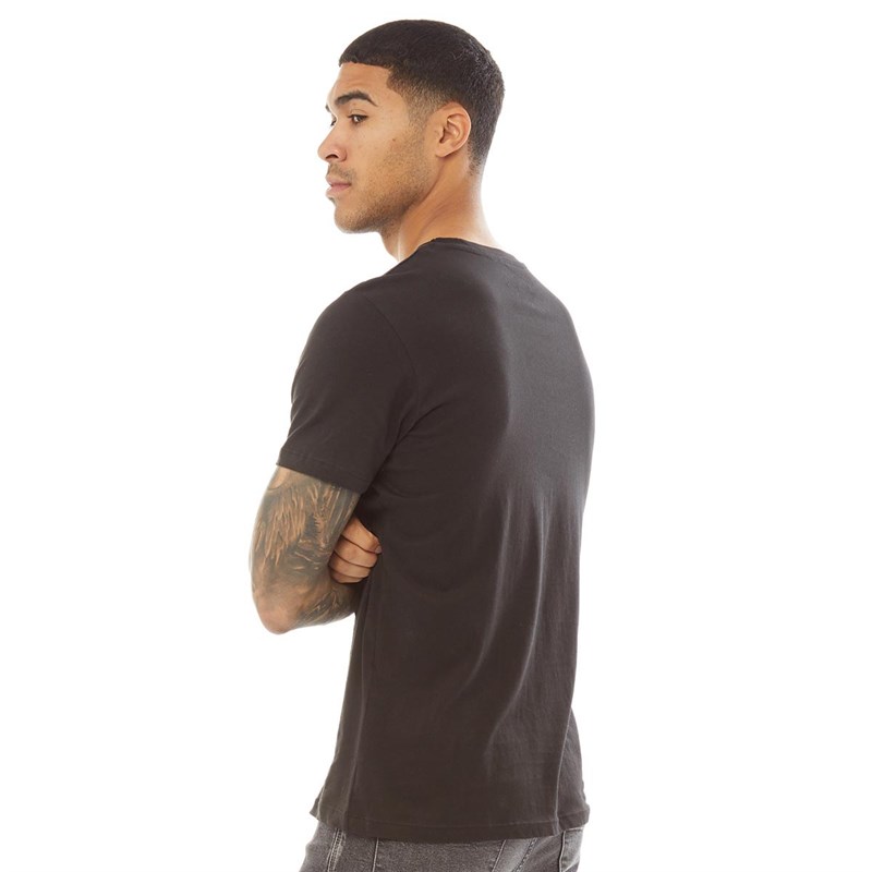 JACK AND JONES Mens Navaro T-Shirt Black