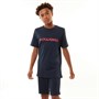 JACK AND JONES Ensembles Jacdenny Logo Garçon Bleu Marine