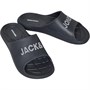 JACK AND JONES Heren Garrix Slippers Gewassen Zwart