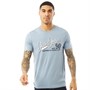 JACK AND JONES T-Shirts Logo O Neck Homme Bleu