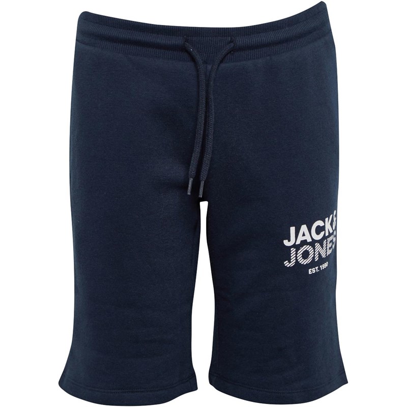 JACK AND JONES Boys Miller T-Shirt And Shorts Twin Set Ashley Blue/Navy Blue
