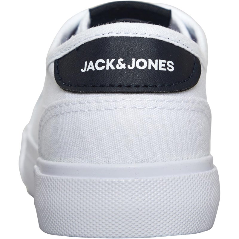 JACK AND JONES Junior Krusher Canvas Trainers White