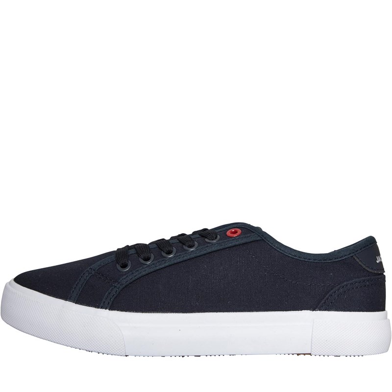 JACK AND JONES Junior Boys Krusher Canvas Trainers Navy