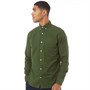 JACK & JONES Męskie Oxford Koszule z Długim Rękawem Ciemny Zielony