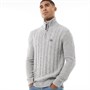 JACK AND JONES Heren Jeffrey Truien Gemeleerd Lichtgrijs