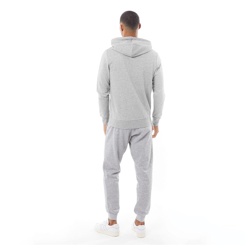 JACK AND JONES Mens Stamp Sweat Tracksuit Light Grey Melange