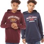 JACK AND JONES Sweats à Capuche Jjstamp Garçon Bordeaux