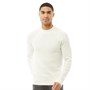 JACK AND JONES Pull à Col Ras-du-Cou Blaperfect Homme Blanc Cassé