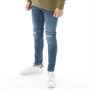 JACK AND JONES Jean Skinny Jjiwhliam Garçon Bleu Moyen