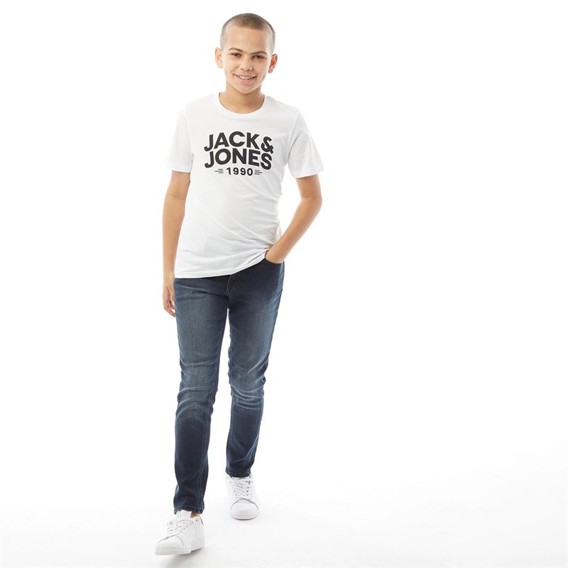 JACK AND JONES Boys Jjiliam Jjoriginal AGI 004 Jeans Blue Black Denim