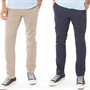 JACK & JONES Herren Bolton Dean AKM Chino Hose Zwei Pack Beige/Navy Blazer