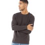 JACK AND JONES Pull à Col Ras-du-Cou Angus Homme Gris Foncé