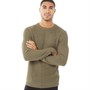 JACK AND JONES Pull à Col Ras-du-Cou Angus Homme Kaki