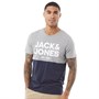 JACK AND JONES T-Shirts Lewis Homme Gris Chiné