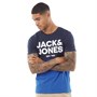 JACK AND JONES T-Shirts Lewis Homme Bleu Marine