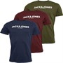 JACK AND JONES T-Shirts Bank Homme Multicolore