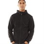 JACK AND JONES Mens Gordon Hype Full Zip Hooded Fleece Black