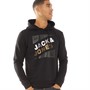 JACK AND JONES Mens Mathias Sweat Hoodie Black