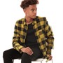 JACK AND JONES Chłopięce Jwhwinchester Check Koszule z Długim Rękawem Musztardowy