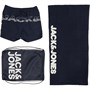 JACK AND JONES Jongens Summer Beach Pack Zwembenodigdheden Marineblauw