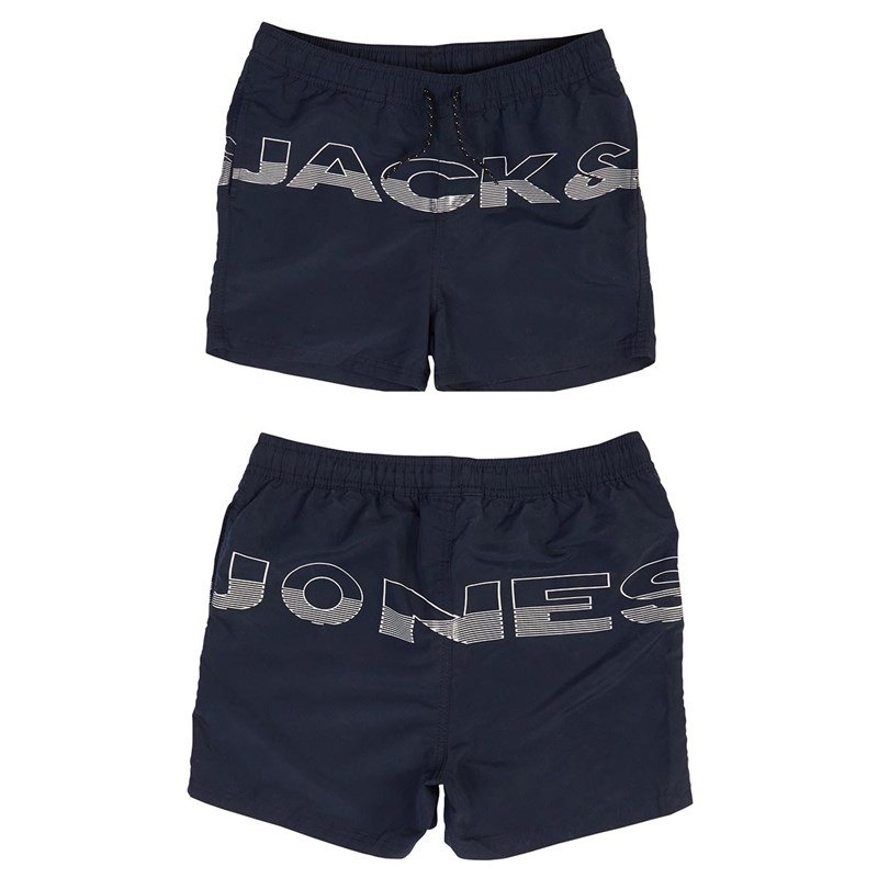 JACK AND JONES Jongens Summer Beach Pack Zwembenodigdheden Marineblauw