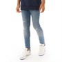 JACK AND JONES Jean Skinny Jjdan Jjoriginal Garçon Bleu Moyen