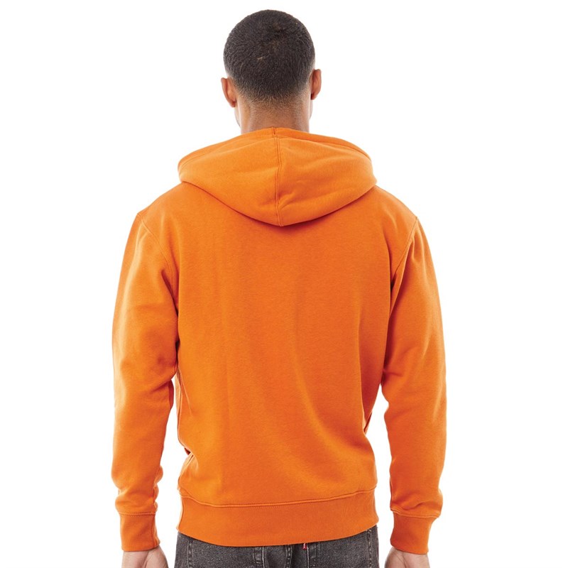 JACK AND JONES Herren Soft Kapuzenpullover Orange