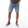 JACK AND JONES Męskie Rick Icon Szorty Jeansowe Niebieski