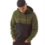 JACK AND JONES Sweats à Capuche Urban Blocking Homme Vert Olive Foncé