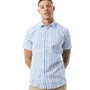 JACK AND JONES Chemises à Manches Courtes Den Patrick Homme Blanc
