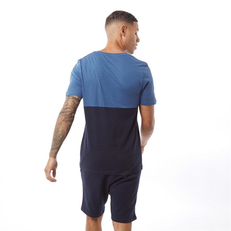 JACK AND JONES Mens Miller Twinset Engine Blue/Sky Captain