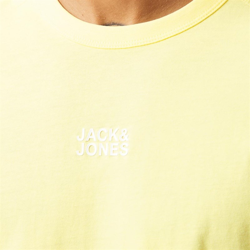 JACK AND JONES Herren Classic T-Shirts Gelb