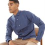 JACK AND JONES Chemises à Manches Longues Blackpool Stretch Homme Bleu Marine