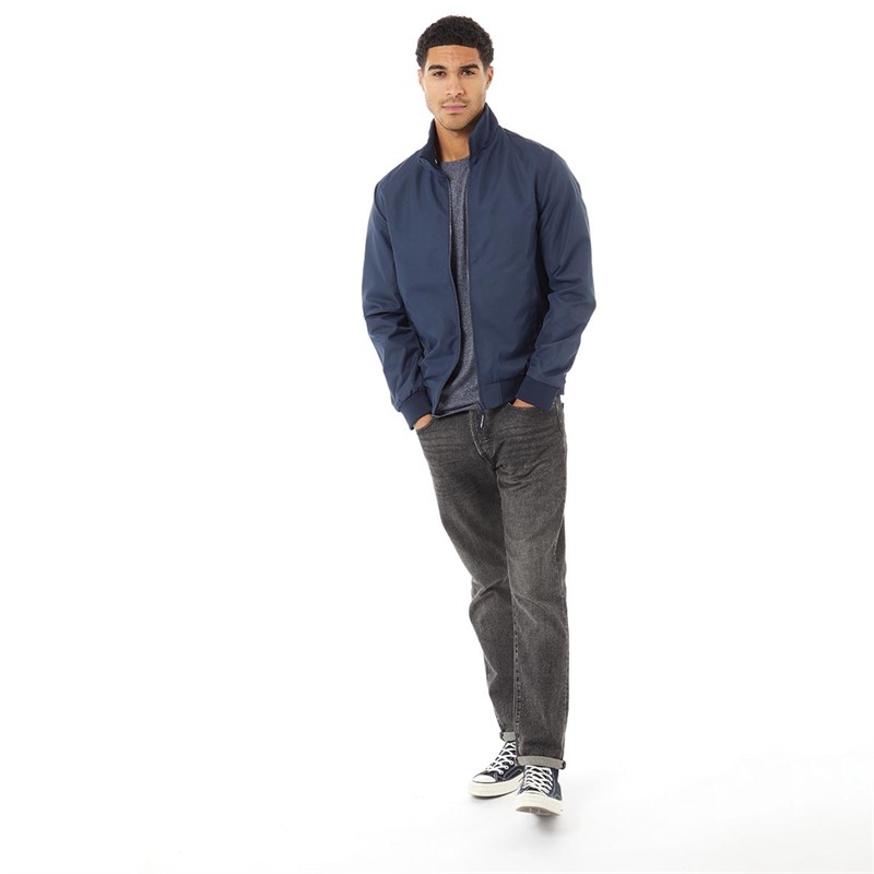 JACK AND JONES Mens Barry Harrington Jacket Navy Blazer