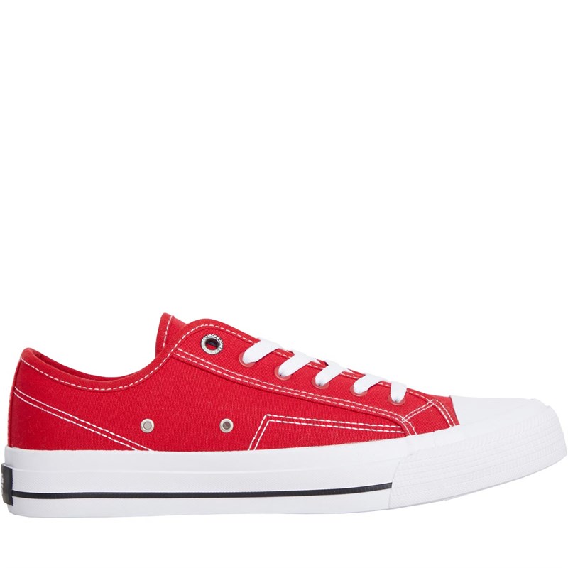 JACK AND JONES Heren Corp Canvas en gympen Rood