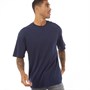 JACK AND JONES Mens Crew Neck T-Shirt Navy Blazer
