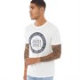 JACK AND JONES Herren O-Neck T-Shirts Weiß