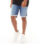 JACK AND JONES Short en jean Jjirick Jjicon Garçon Bleu Moyen