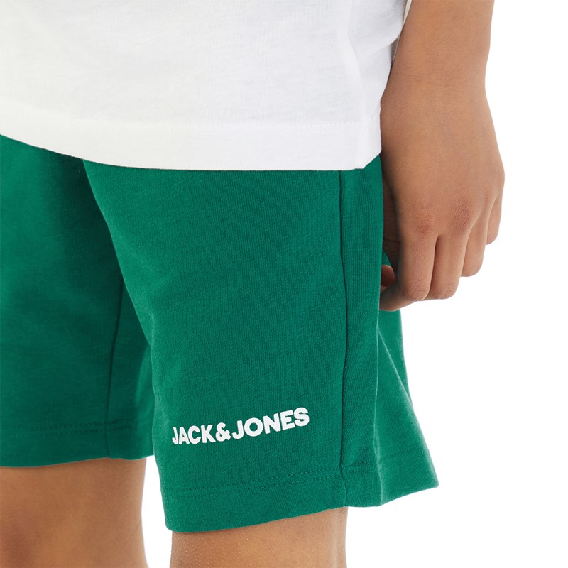 JACK & JONES Boys Jjpete Camo T-Shirt And Shorts Set Storm
