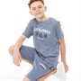 JACK AND JONES Boys Handy T-Shirt and Short Set Flint Stone