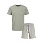 JACK AND JONES Mens Andy Co-Ord Wrought Iron