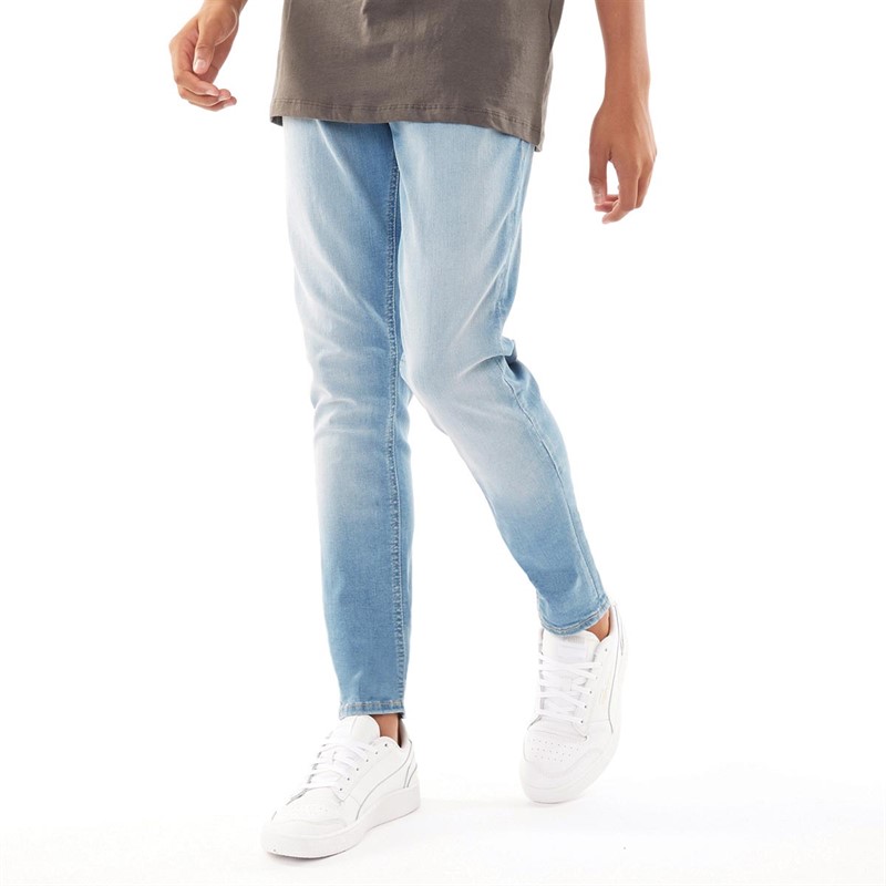 JACK & JONES Boys' Stretch Fit Jeans – Low Waist, Slim Leg, Comfortable & Durable
