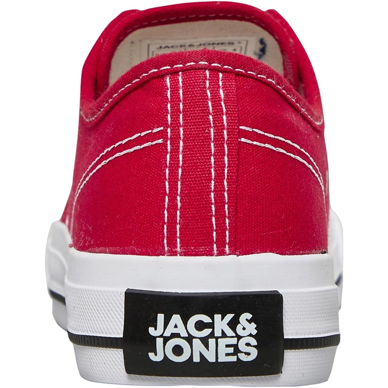 JACK AND JONES Junior Boys Corp Canvas Lo Pumps Barbados Cherry