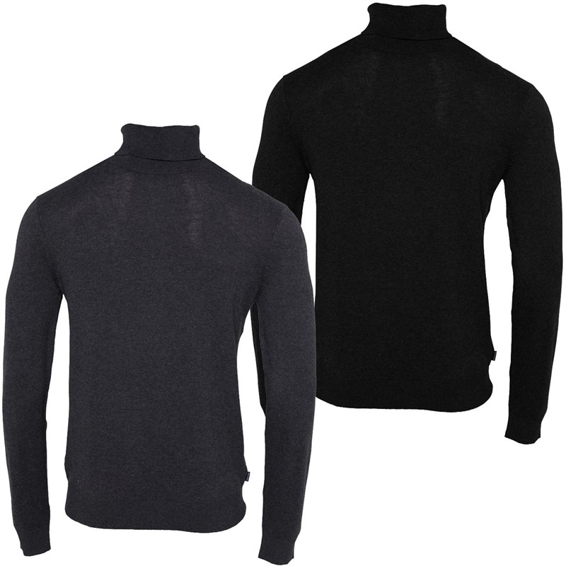 JACK AND JONES Pulls Two Pack Emil Homme Noir