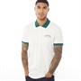 JACK AND JONES Mens Club Zip Polo Cloud Dancer