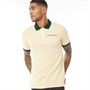 JACK AND JONES Polos à manches courtes Club Zip Homme Jaune