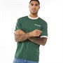 JACK AND JONES Herren Ringer T-Shirts Grün