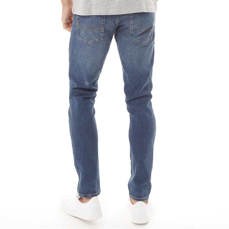 JACK AND JONES Herre Glenn Original 203 Slim Jeans Blå