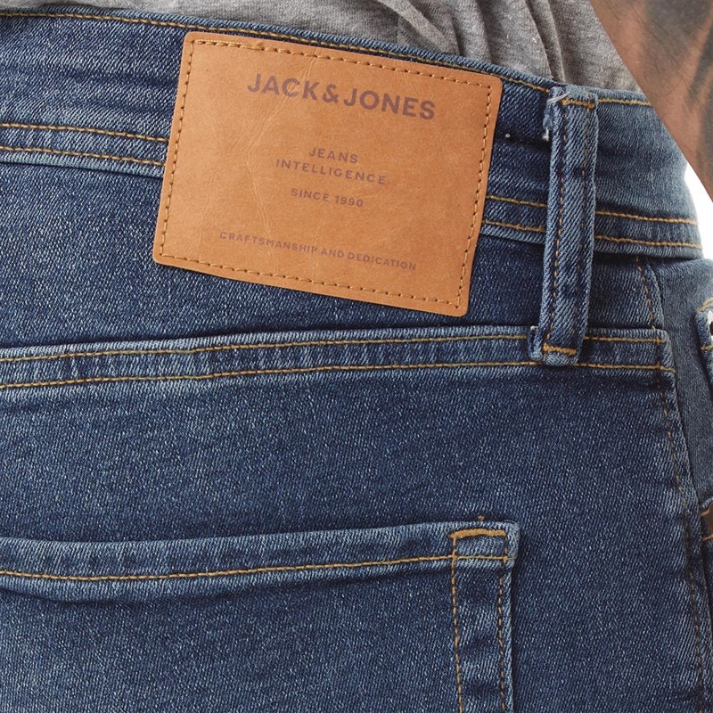 JACK AND JONES Herre Glenn Original 203 Slim Jeans Blå